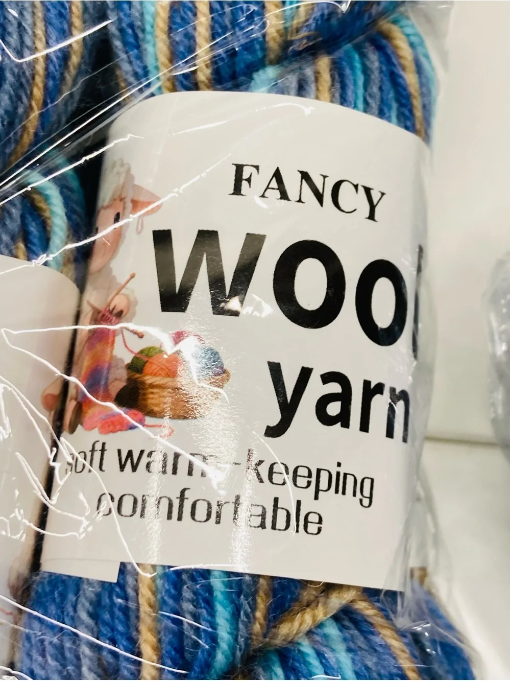 10 NEW Fancy Wool Yarn 470+g 85% Australian Wool 10% Camel 5% Anti-Pilling Fiber